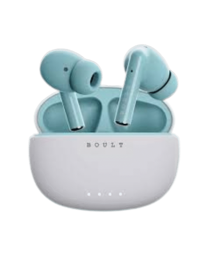 BOULT AUDIO Shadow Bluetooth Earbuds with 40H Playtime, ENC Mic & 45ms Low Latency, IPX5