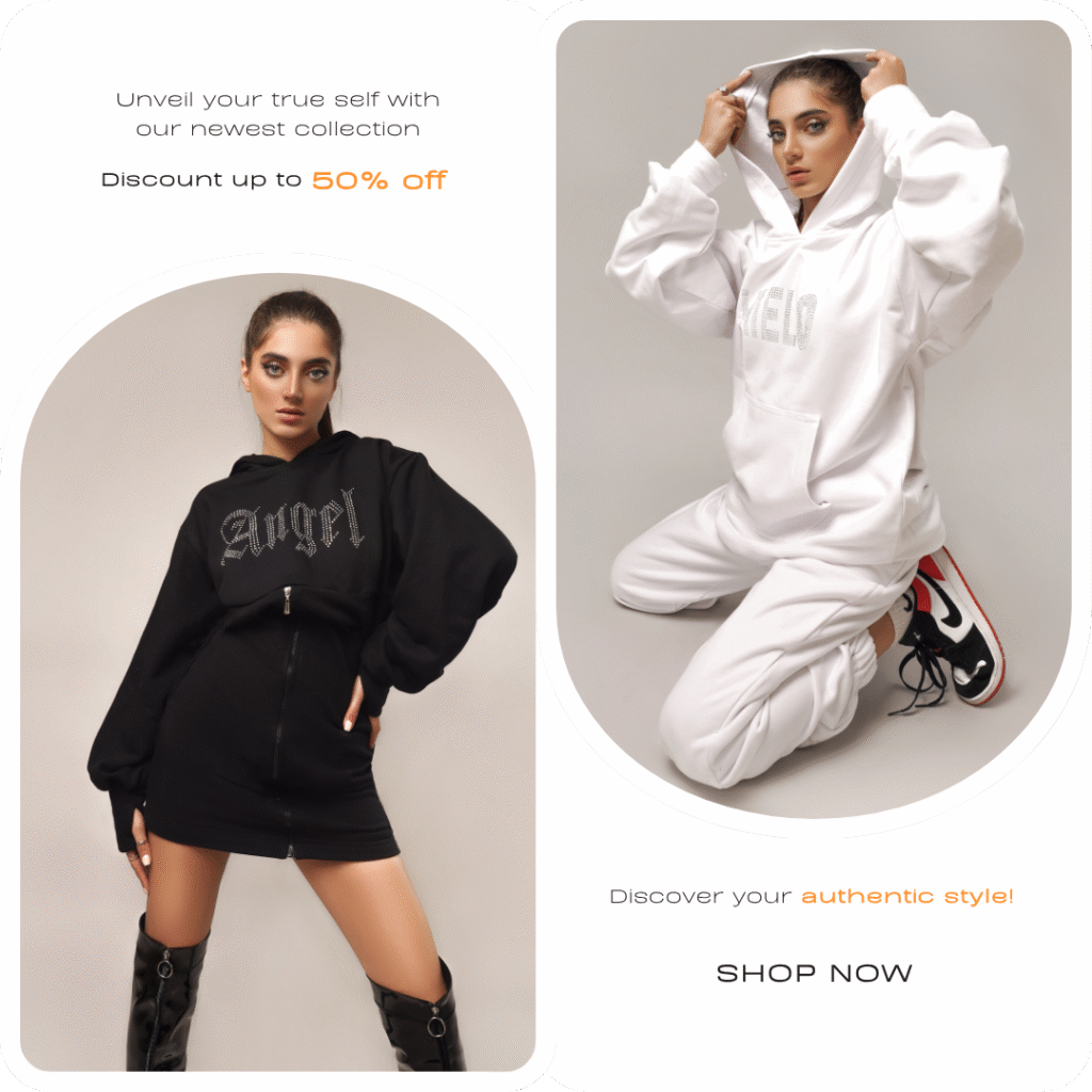 Orange and Beige Modern Women's Fashion Instagram Post (1)